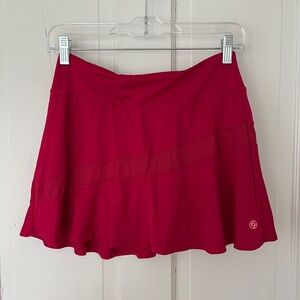Raspberry Athletic Skort